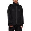Y-3 FW22 Флисовая куртка из смешанной ткани с логотипом, куртка унисекс, черная HN1969