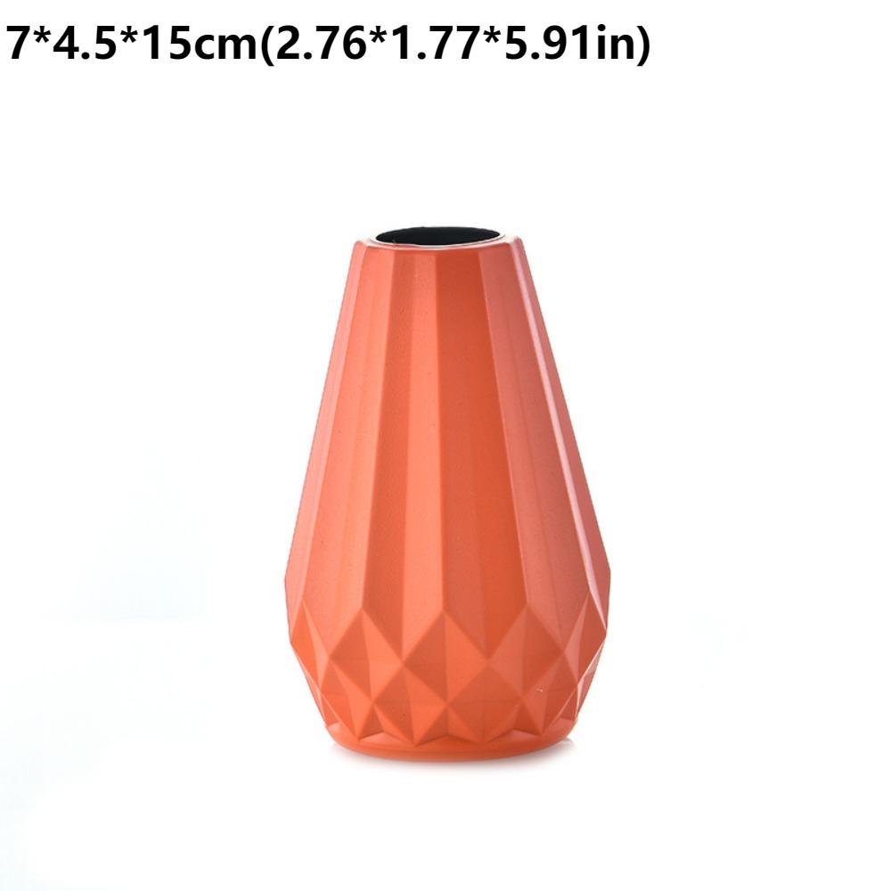 Creative Nordic Flower Vase Durable Flower Bottle Ins Plastic Flower Pot Home Decoration