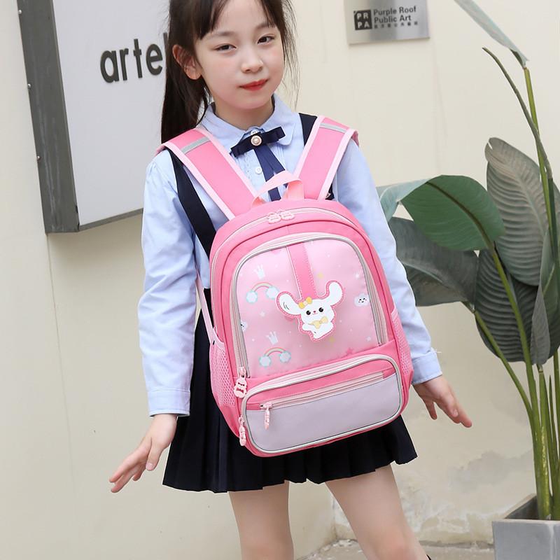 Adorable Cartoon Kids Backpack With Breathable Oxford Fabric For School Use