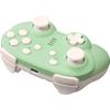 CYBER Gyro Controller Mini Wireless Type Light Green X Cream Switch (for SWITCH) -