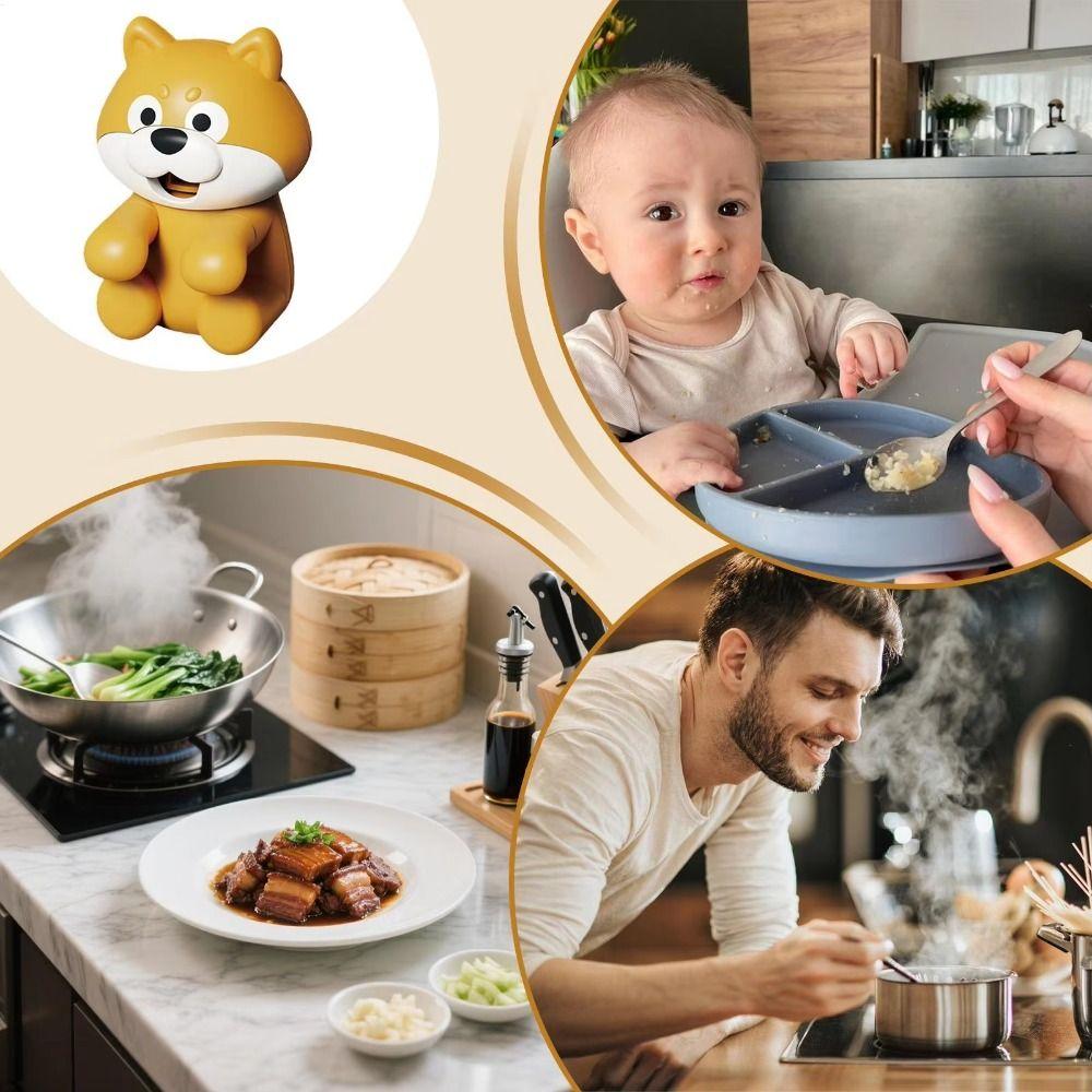 Dog Shape Design Portable Handheld Fan USB Rechargeable Mini Clip on Fan  Office Use
