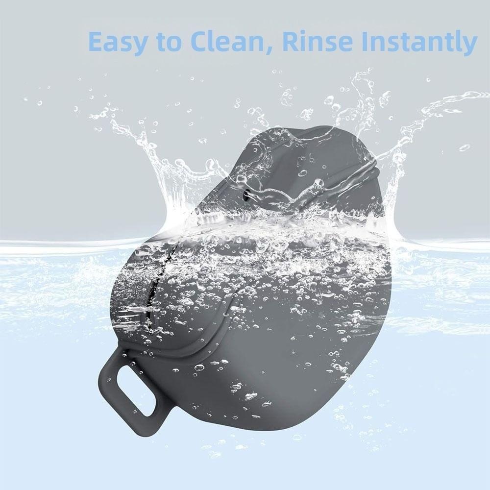 Portable Pet Outdoor Feeder Bag Silicone Puppy Snack Pouch Solid Color Dog Treat Bag Hiking