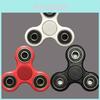 Durable Brass Tri Fidget Hand Spinner With Vibrant Colors For Adhd And Anxiety Relief