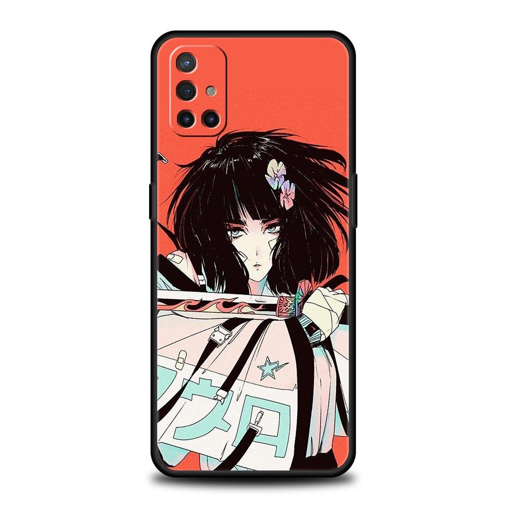 Чехол для телефона OnePlus 10 Pro 9 8T 8 Nord N10 7 7T 9R в японском стиле с изображением девушки из аниме для 1+ Nord 2T CE 2 N100 N200 Z 5G, мягкий чехол