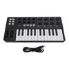 25 Key USB MIDI Keyboard Controller with DAW Integration Chord Mode Scale Mode 8 Backlit Drum Pads