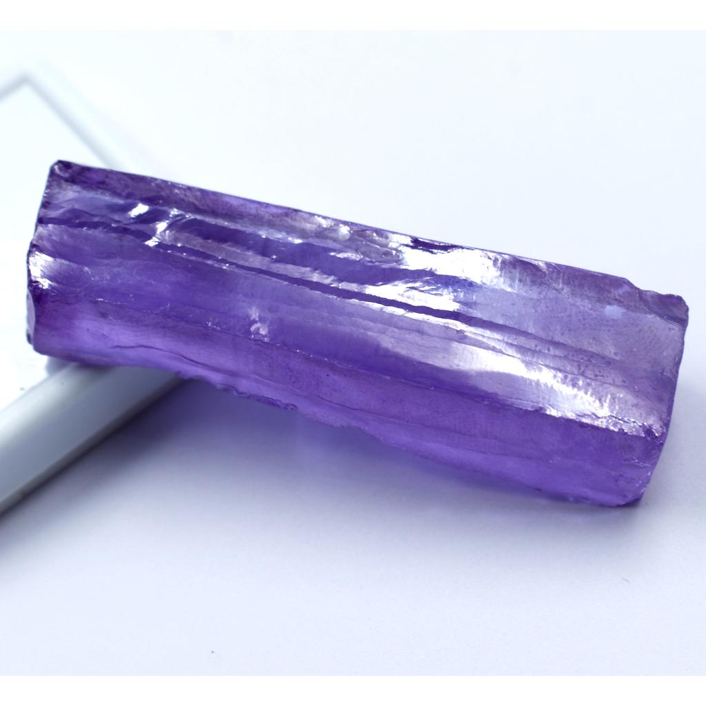 Natural Zircon Loose Gemstone 304.41 ct Puple Uncut Rough Stone for Lapidary and Gem Collections