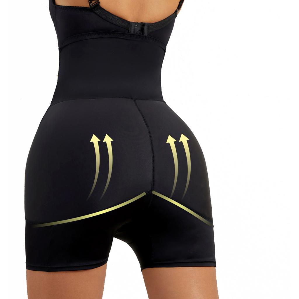 Womens Seamless Butt Lifter Boyshort  Waist Control with Hook Panties Hip Enhancer Underwear Padded Ass Up Briefs Fake Pads