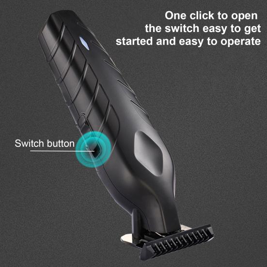 Машинки для стрижки волос для мужчин с бесшумным мотором, электрическая бритва, быстрая зарядка через USB, парикмахерская