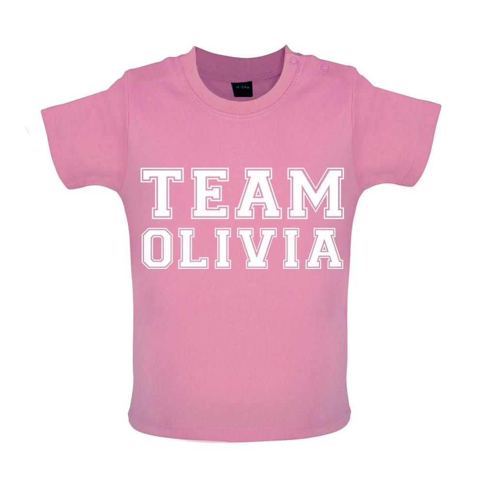Olivia Team - Детская футболка / боди для мальчиков и девочек, унисекс - Текст 'Певец Родриго Фан-тур'