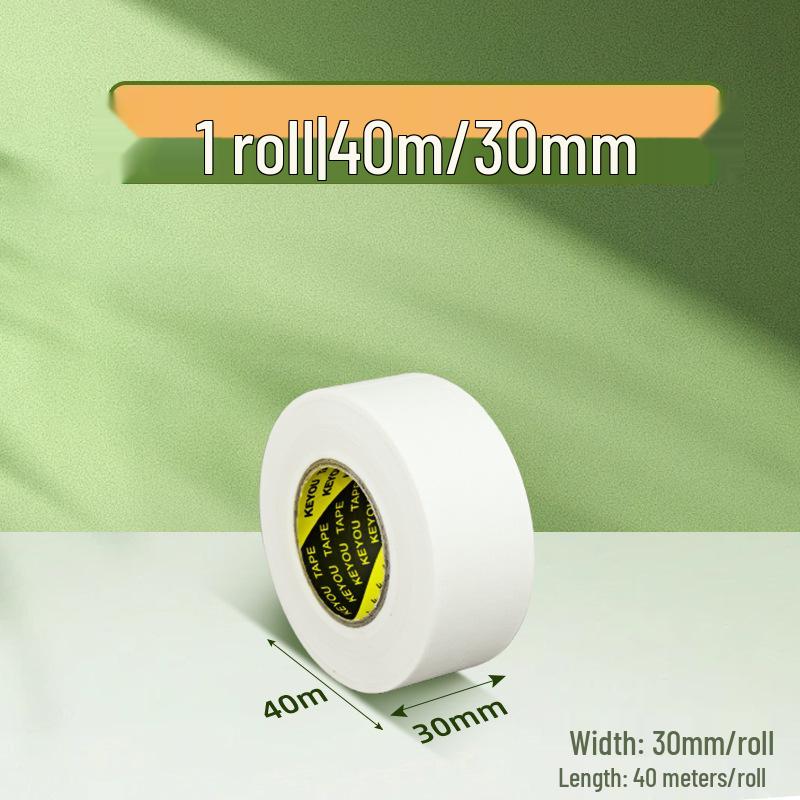 Бумажный скотч белой текстуры без следов для студентов-художников - Декоративная герметизация краев и малярный скотч для маскировки при распылении