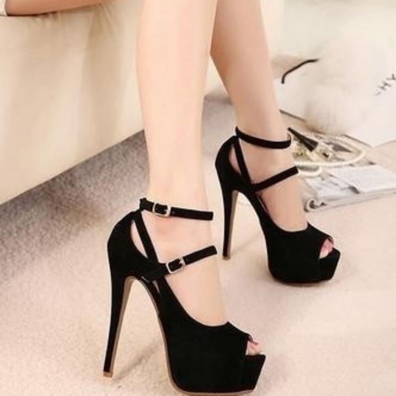 LOSLANDIFEN женские босоножки весна 14 см супер сексуальные открытые носки ремешок на щиколотке высокие каблуки платье свадебные туфли на платформе обувь
