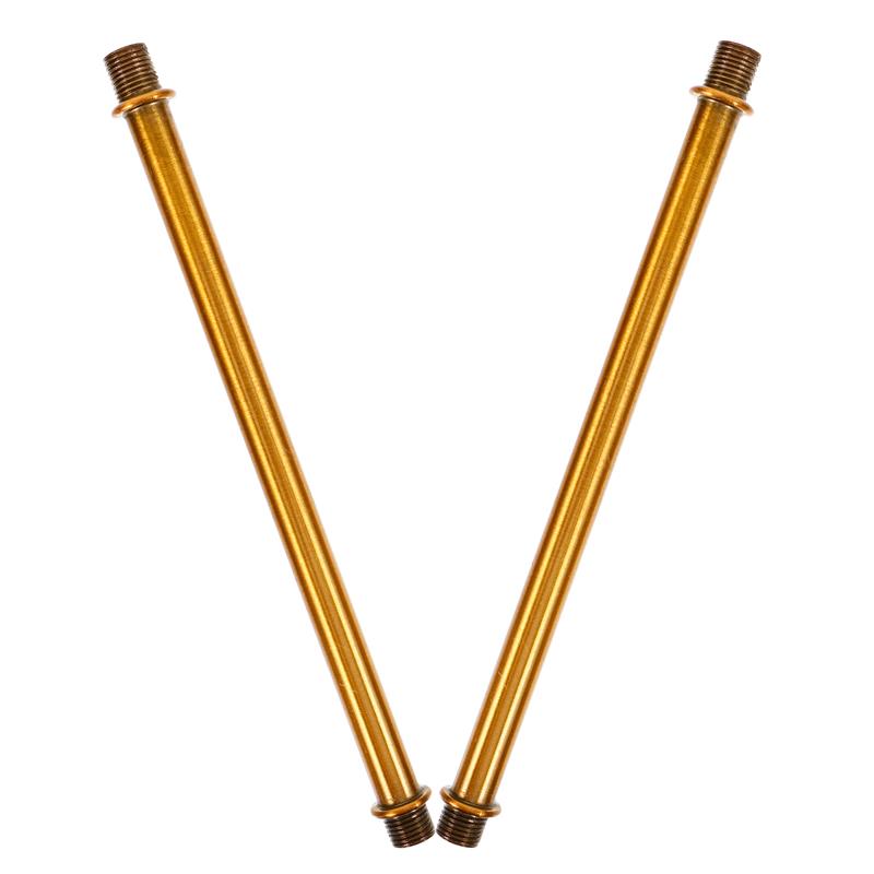 2Pcs Wall Lamp Connecting Tube Replacement Part Metal Threaded Lighting Fixture Supply Lamp Rod Car Lights Hardware
