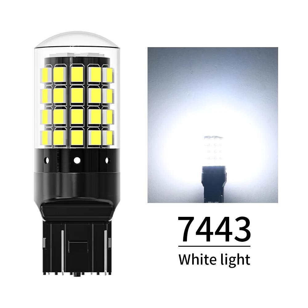 2 шт. 1156 BA15S P21W BAU15S PY21W 7443 W21/5W T20 7440 W21W WY21W 1157 P21/5W BAY15D 54 светодиодные лампы CanBus Лампа Поворотники Поворотник 2