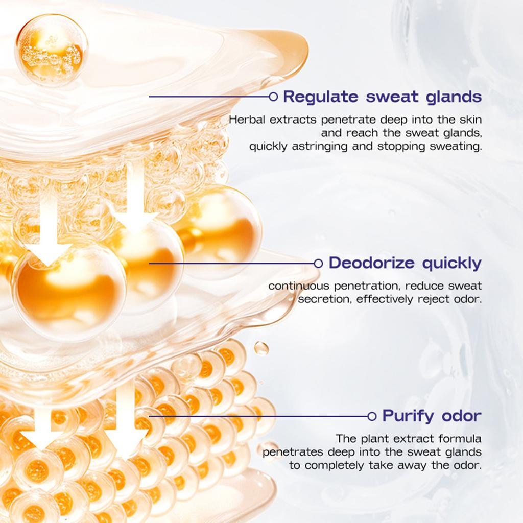 Deodorant Cream 0.8g*24pcs 21 Days Dry Fragrancy Dilute Armpit Odor Portable Travel Size Deodorant Cream