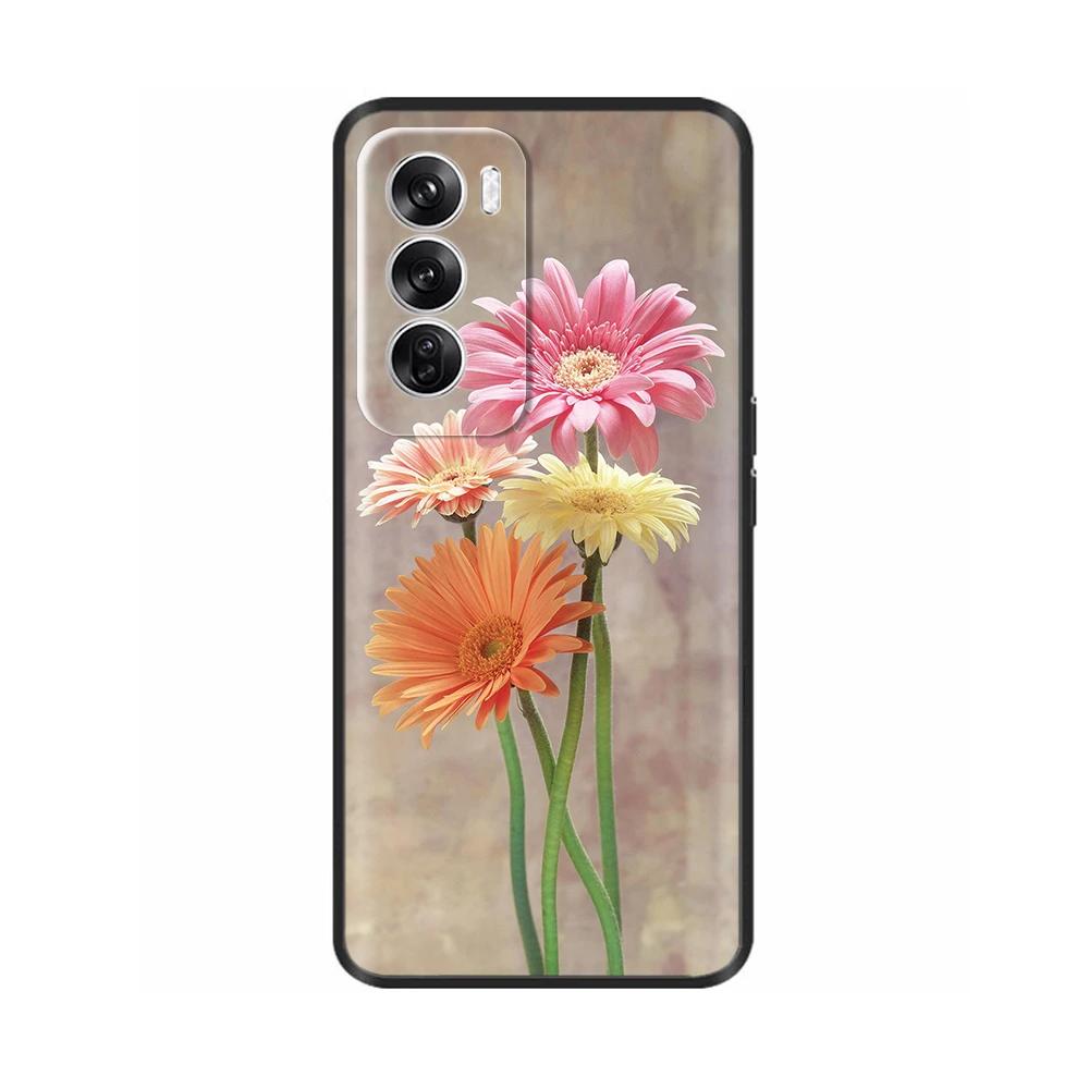 Чехол для OPPO Reno 12 5G Новый модный окрашенный чехол Силиконовый мягкий ТПУ чехлы для телефона Для OPPO Reno 12 Pro 5G Корпус reno12 Pro Fundas