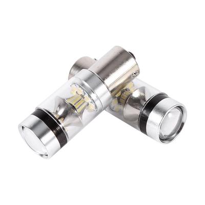 100W 1156 BA15S P21W Белый 20SMD Светодиодный резервный противотуманный фонарь DRL Автомобильный фонарь заднего хода Верхняя часть