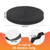 40m Black Polyester-latex Elastic Band (20mm Wide). For Sewing, Trousers & DIY Crafts