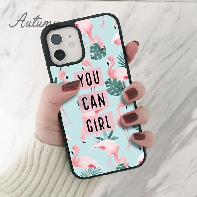 Чехол для телефона Back Red Bird Flamingos для iPhone 11 12 13 14 Pro Max mini XR XS SE 2020 7 8 Plus Samsung Galaxy S21 S22