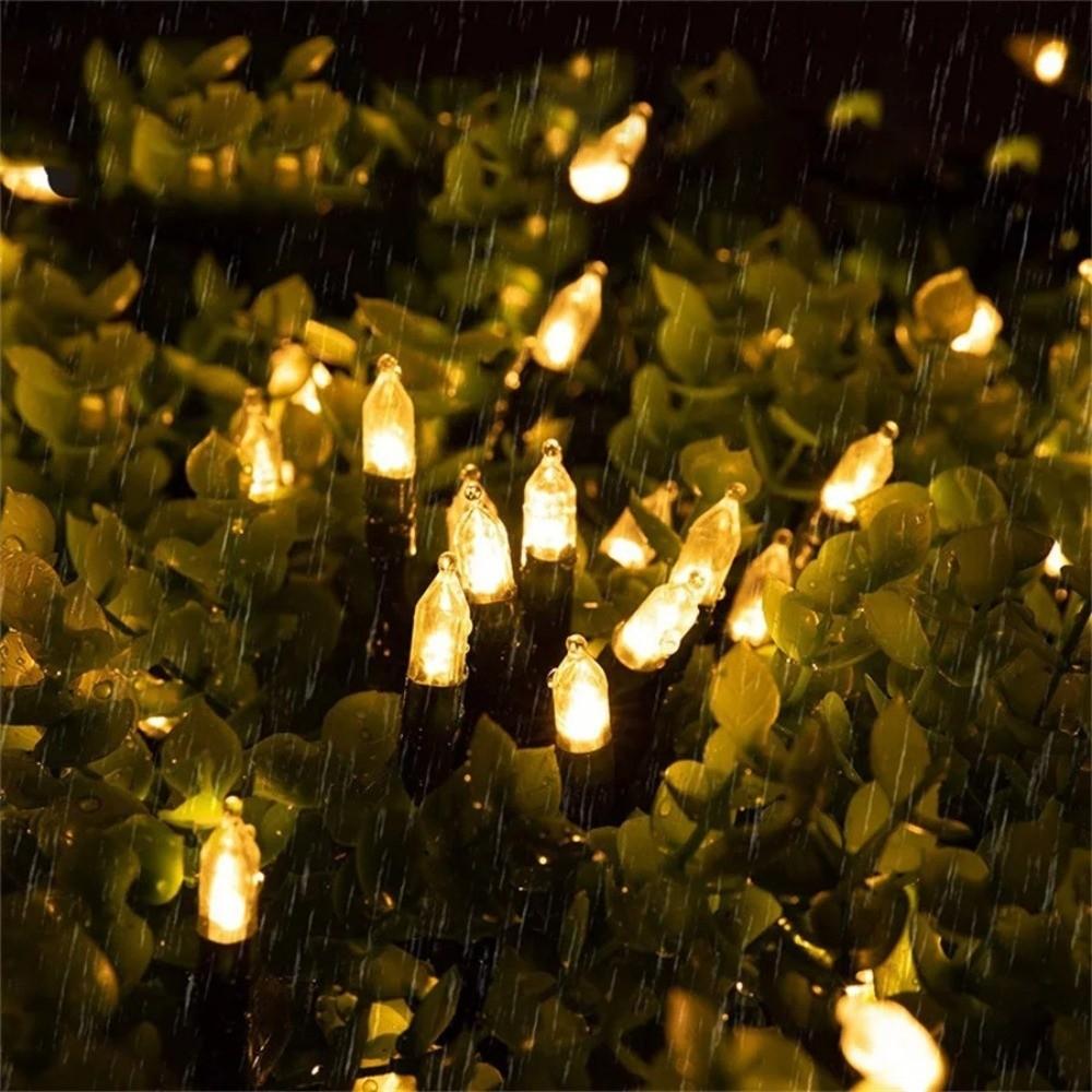 Разноцветные сказочные рождественские гирлянды на елку Водонепроницаемые Зеленый провод Светодиодная гирлянда на батарейках Гирлянда для свадьбы и вечеринки