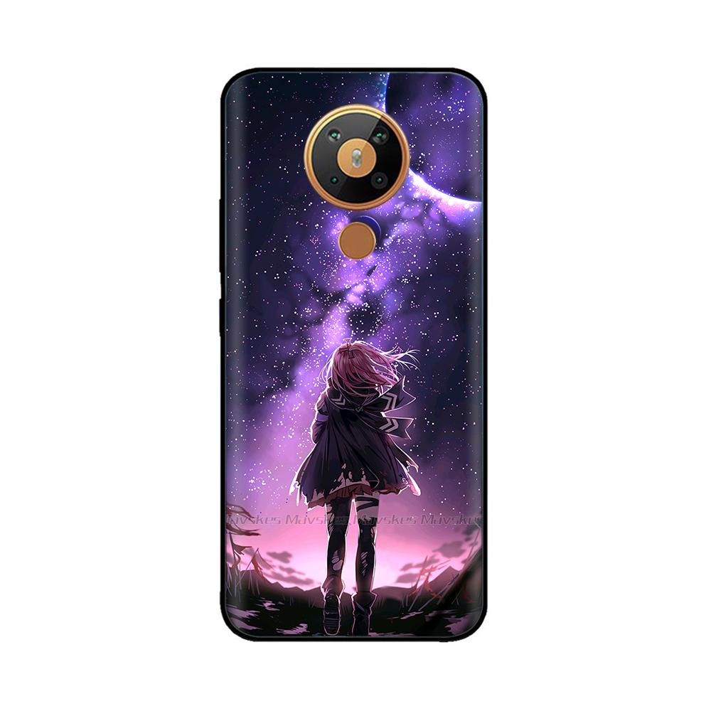 Для Nokia 5.3 Силиконовый Чехол Мягкая ТПУ Задняя Крышка для Nokia 5.3 3.4 Бампер Печатный Силиконовый Чехол для Nokia3.4 Nokia5.3 Телефон цветок