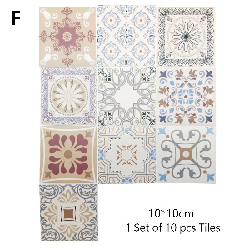 Ретро кухонные столы наклейка плитка узор напольная наклейка матовая поверхность плитка наклейка водонепроницаемая