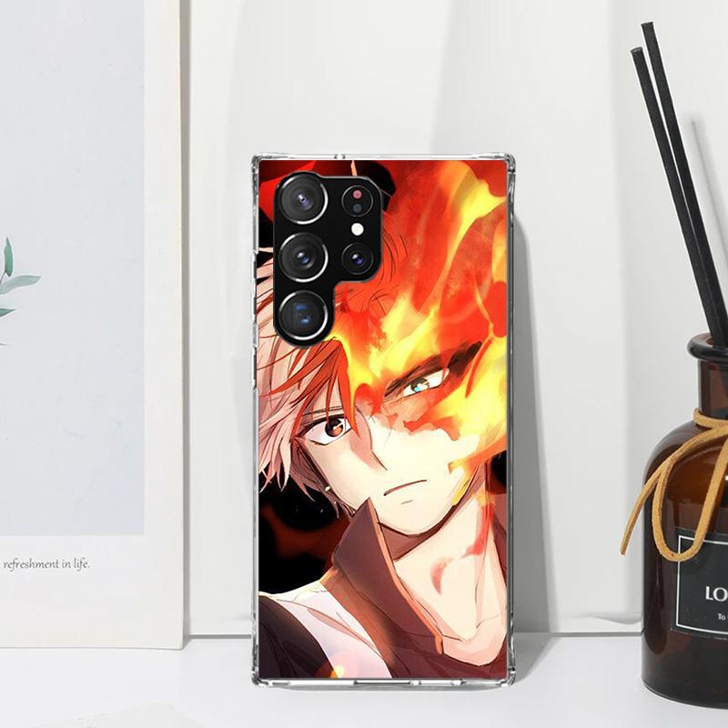 My Hero Todoroki Shoto Phone Case For Samsung Galaxy S26 S25 Edge S24 FE S23 S22 Ultra S21 Plus S20 + Art Fundas Back Cover Gala