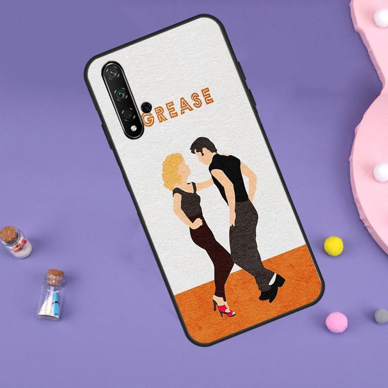 Розовый женский чехол Grease Movie для Huawei P30 P20 P40 Lite Nova 5T 11i 8i 3i 9 10 SE 11 Pro Y90 Y70 Y61 Y60 Y91