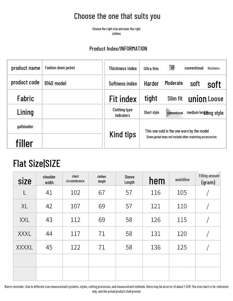 Elegant Short Winter Down Jacket for Women