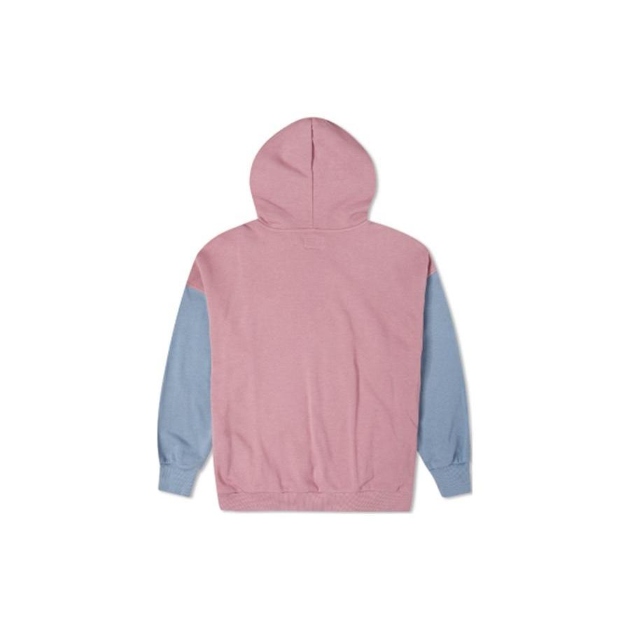 (WMNS) Converse Oversized Color-Blocked Pullover Hoodie Asia Sizing 'Pink Aura Multi' Women's 10022963-A01