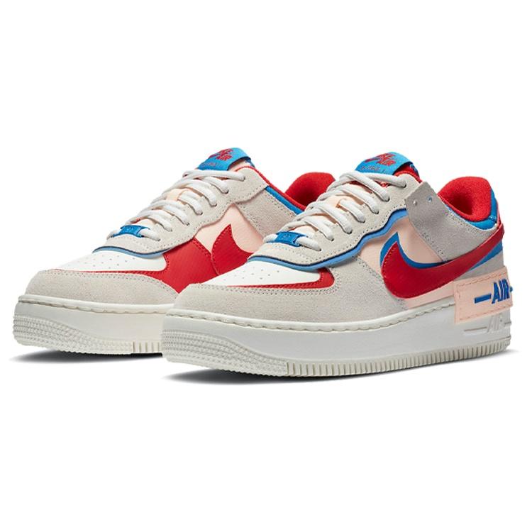 (WMNS) Nike Air Force 1 Shadow 'Sail Royal Red' Женские CU8591-100