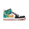 Air Jordan 1 Mid SE PS Drip Kids Sneakers Black Team-Orange Kumquat DJ6562-038