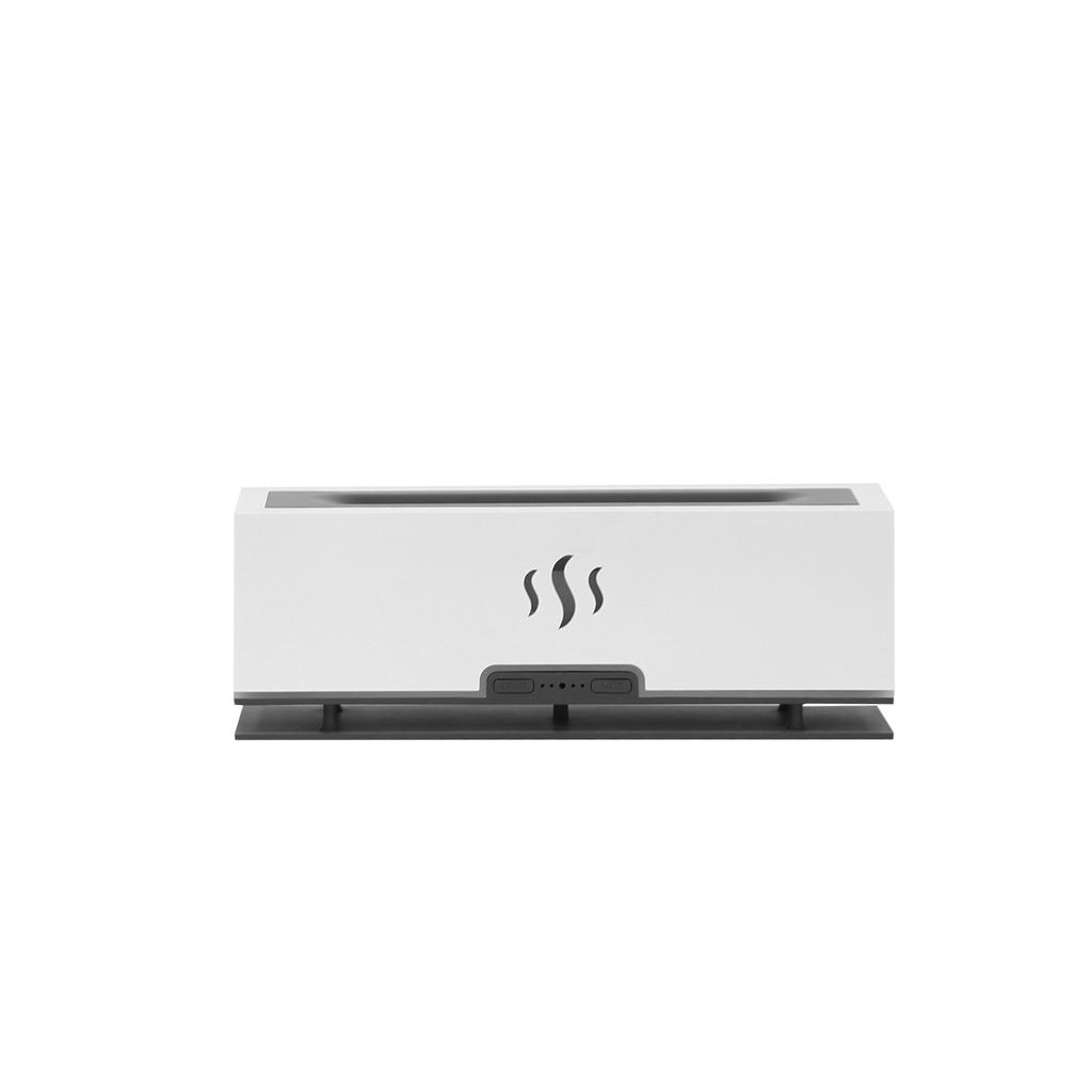 Диффузор эфирного масла с древесным зерном, ультразвуковой ароматический увлажнитель воздуха с синим пламенем, светодиодный светильник, диффузор для ароматерапии для домашней комнаты