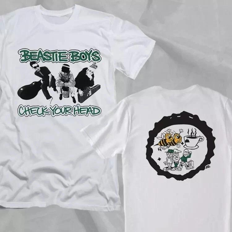Beastie Boys Band Check Your Head Retro Style Double Sided T-Shirt