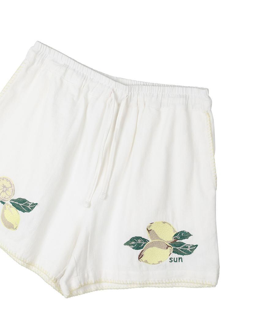 SUNDAY FRUIT MARKET Sunday Lemon Short Ivory