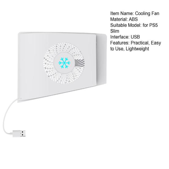Game Console Cooling High Speed Temperature Fan 3000RPM Control Easy To Install Game