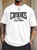 Mens casual short sleeved Tshirt  Gratitude to Everything letter printed round neck design a musthave casual wear in summ