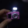 Светодиодная камера электрическая светящаяся цепочка для ключей пластиковая мини-камера игрушка светодиодные брелки украшения