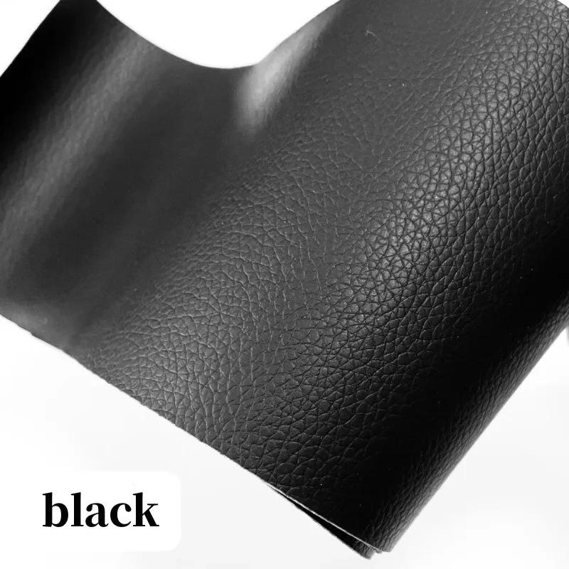 Самоклеящаяся заплатка из ПУ кожи для ремонта ткани для дивана, салона автомобиля, сиденья стула, восстановленная, черная, материал из кожи, лента, наклейки