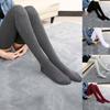 Модные Хлопковые Осенние и Зимние Чулки Однотонные Extra Длинные До Бедра Выше Колена Носки Хлопковые Чулки Женские