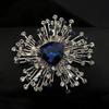 Luxurious Crystal Brooch, Women's Retro Exaggerated Fashion Brooch, New Style, Full Diamond Brooch