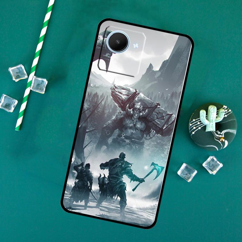 Чехол God Of War для Realme C71 C75 C55 C53 C67 C61 C33 C63 C51 10 11 12 13 14 Pro Plus C65 GT7 15 Pro