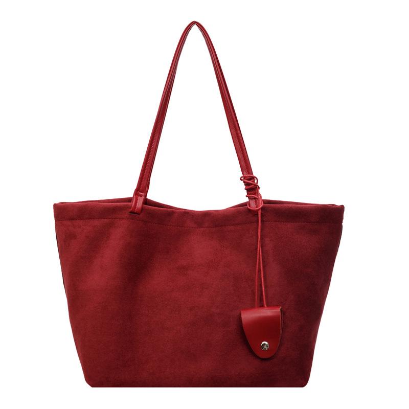 Fashionable Tote Bag, Large-capacity Mother-and-child Bag, Casual and Retro Underarm Single-shoulder Bag
