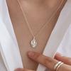 Серебряное ожерелье MARSBOM с листьями