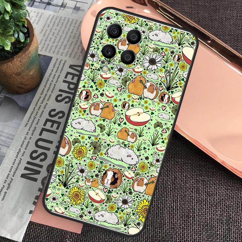 Cute Cartoon Guinea Pig Case For Samsung Galaxy M32 M31 M12 M52 M13 M33 M53 M11 M51 M15 M55 M14 M34 M54 M20 M30s