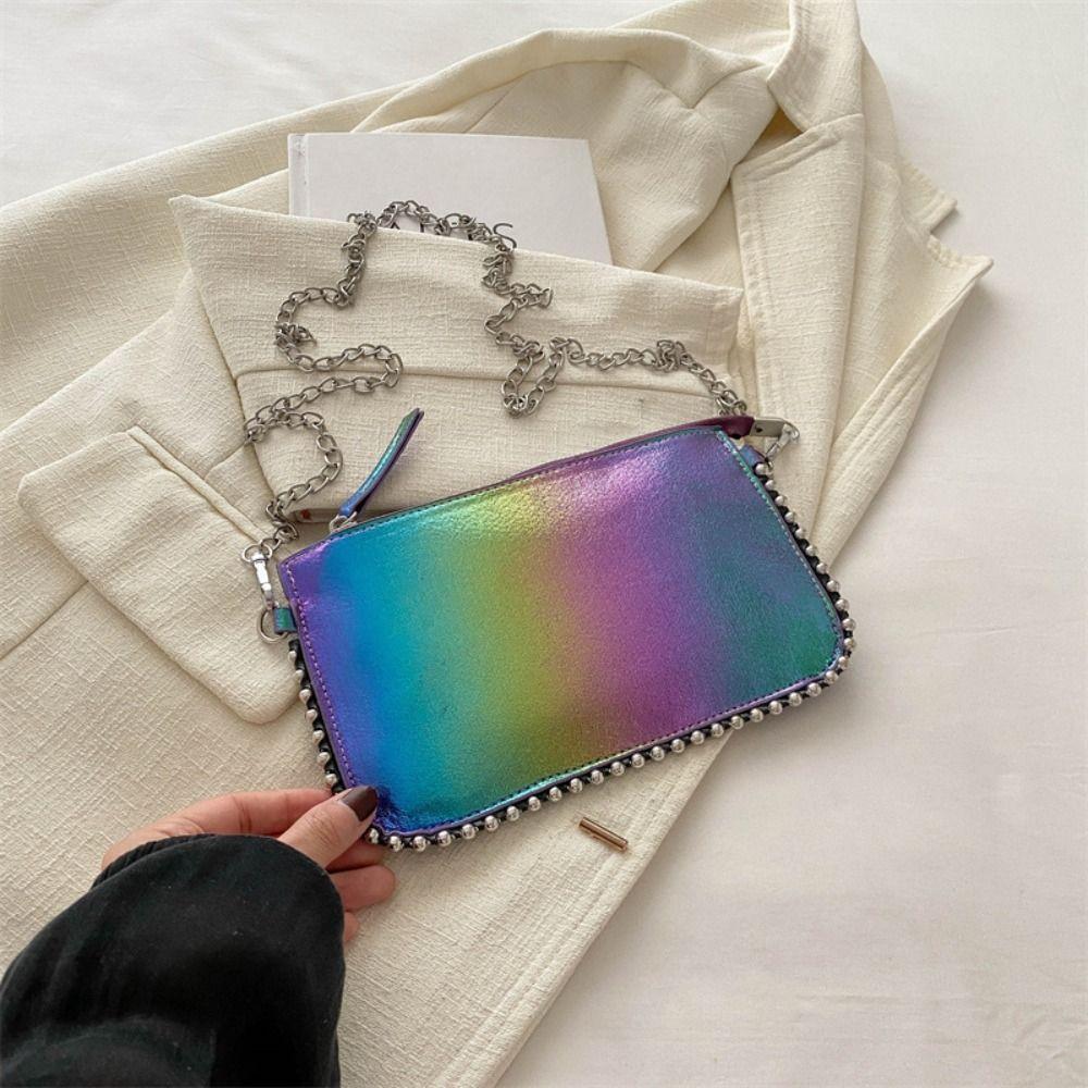 Сумка-тоут под мышкой с заклепками, корейский стиль, роскошная сумочка, элегантная винтажная сумка на плечо, женская