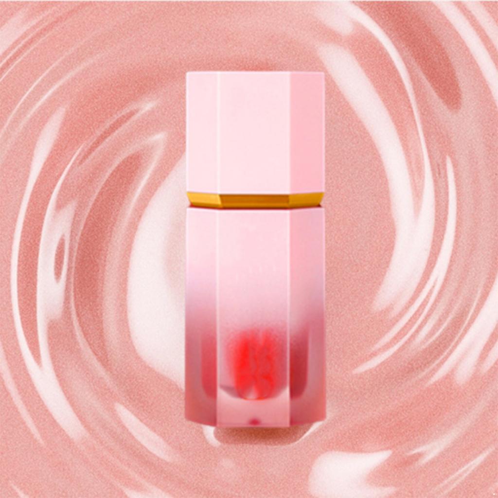 1Pc Women’s Long-Lasting Liquid Blush – Ruddy Sheer Color for Contouring & Highlighting, Waterproof Non-Fading Makeup