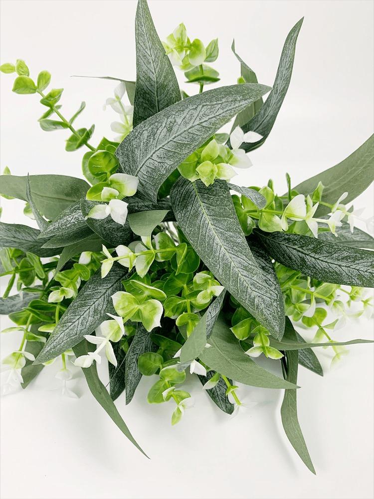 10 шт. искусственных растений, искусственные зеленые ветки, искусственные листья эвкалипта для свадебной цветочной композиции и украшения дома в фермерском доме