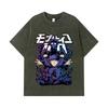 275 GSM Washed T-shirts 100% Cotton Mob Psycho 100 V1 Shiego Print Unisex Heavy Cotton T Shirt