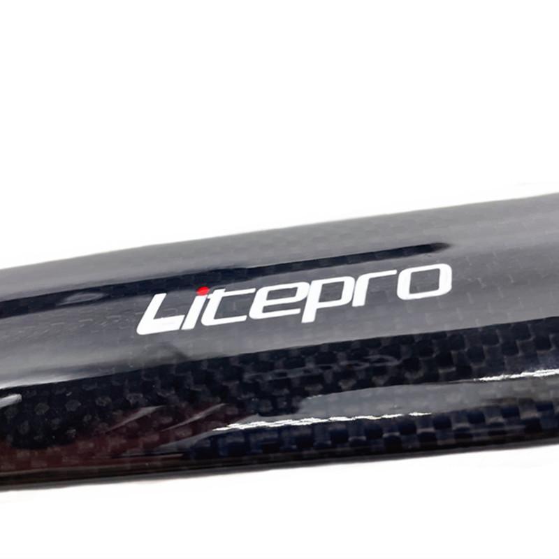 Litepro 20 22 дюйма Карбоновая Дисковая Тормозная Передняя Вилка Складного Велосипеда 406 451 100 мм Вилка M18*1.25