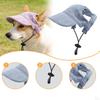 Breathable And Comfortable Dog Baseball Cap with Ear Holes Adjustable Visor, Ideal for The Beach